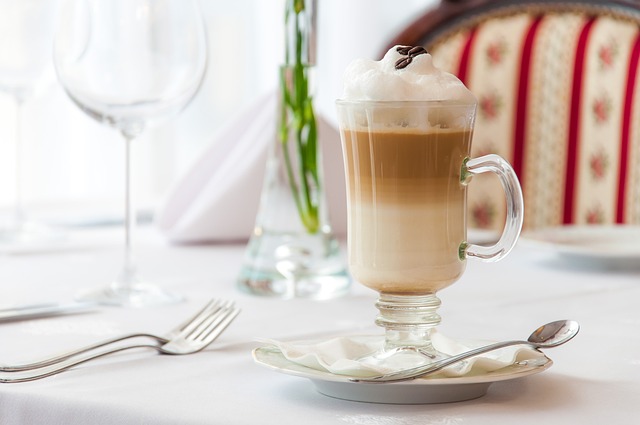 Köstlicher Latte Macchiato